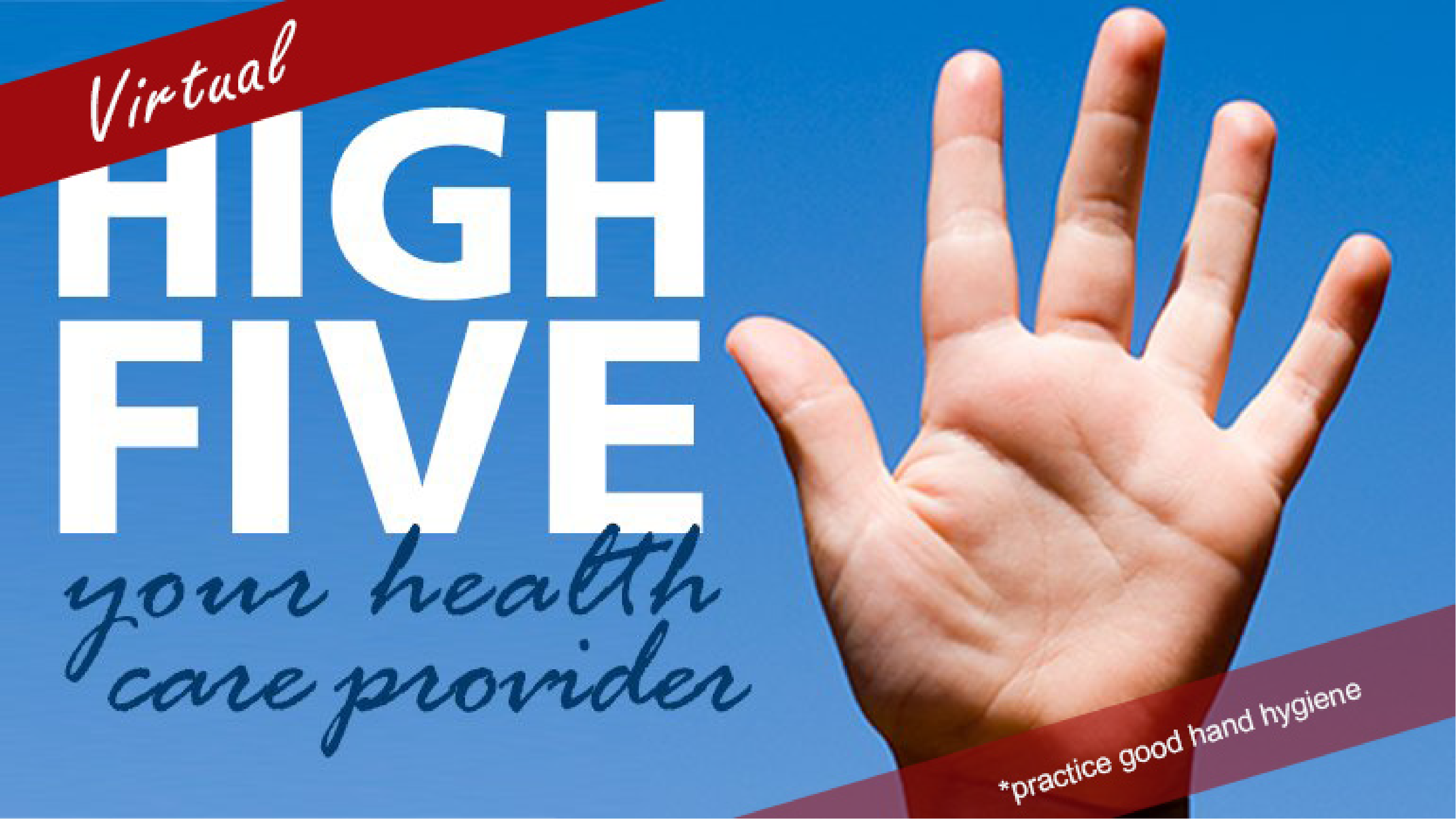 High five your health care provider graphic